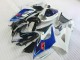 Kits Carenados Moto Suzuki GSXR 1000 2005-2006 - Blanco Azul Negro Brillante