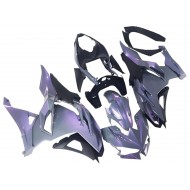 Carenado Moto Kawasaki Ninja 500 EX500R 2024-2025 - Camaleón Gris Dazz Púrpura Perla