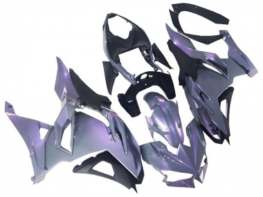 Carenado Moto Kawasaki Ninja 500 EX500R 2024-2025 - Camaleón Gris Dazz Púrpura Perla