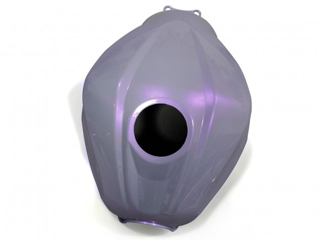 Carenado Moto Kawasaki EX300 2013-2024 - Camaleón Gris Dazz Púrpura Perla