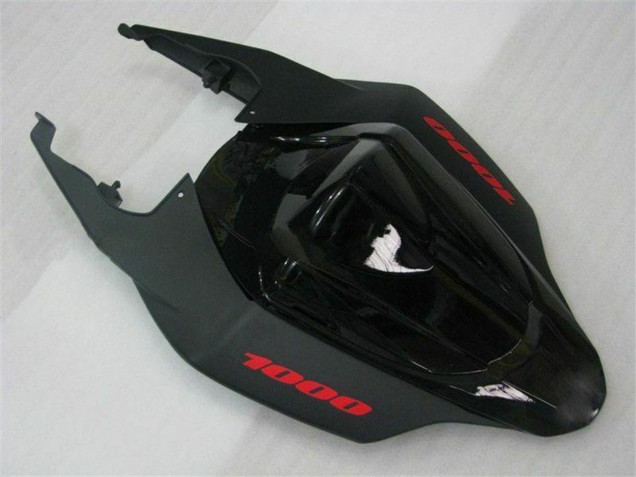 Carenado Moto Suzuki GSXR 1000 2007-2008 - Negro Brillante Negro Mate Rojo