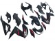 Carenado Moto Kawasaki Z250/Z300 2015-2016 - Negro Brillante Rojo Plata