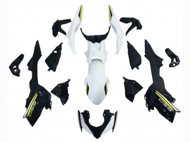 Carenado Moto Kawasaki Ninja Z650 2020-2023 - Blanco Negro Verde