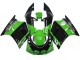 Carenado Moto Kawasaki ZXR250 1989-1990 - Verde Negro Brillante Elf Touch4 Bridgestone
