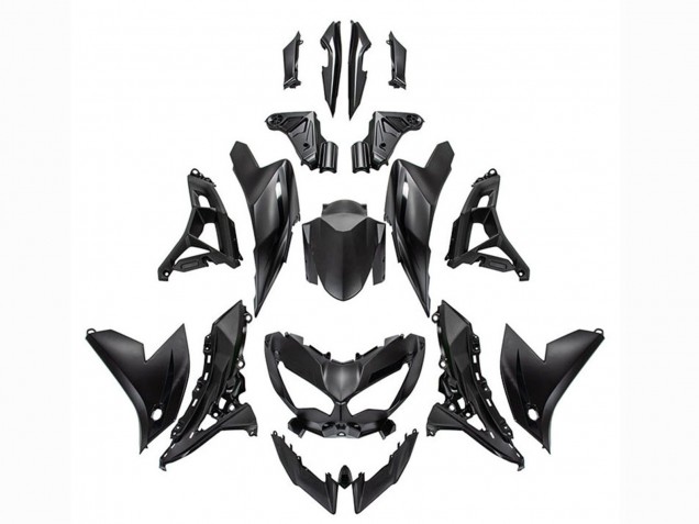 Carenado Moto Kawasaki Versys 650 2022-2025 - Negro Mate