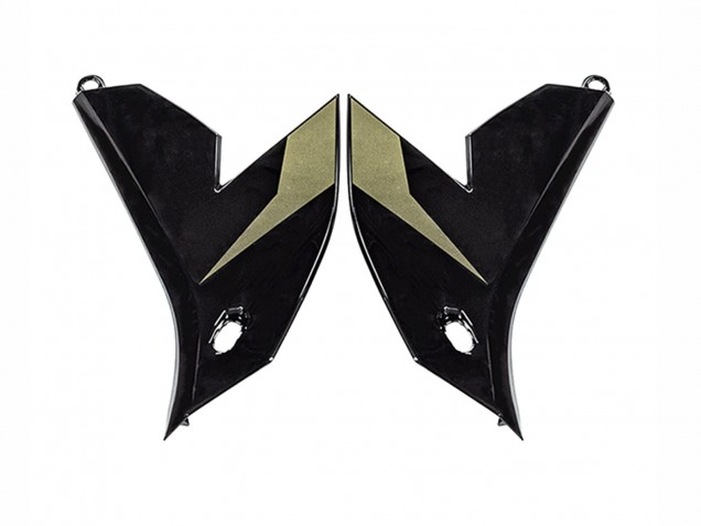 Carenado Moto Kawasaki Versys 650 2022-2025 - Verde Oscuro Negro