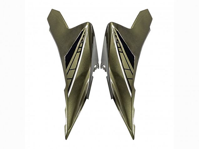 Carenado Moto Kawasaki Versys 650 2022-2025 - Verde Oscuro Negro