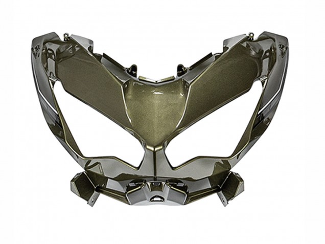 Carenado Moto Kawasaki Versys 650 2022-2025 - Verde Oscuro Negro