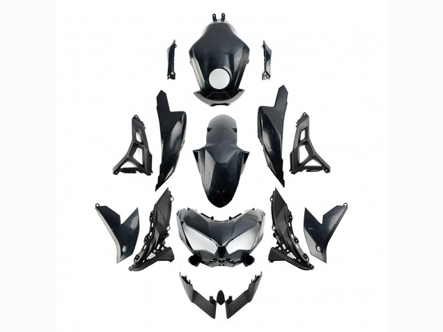 Carenado Moto Kawasaki Versys 650 2022-2025 - Negro Brillante