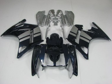 Carenado Moto Yamaha FJR1300 2001-2006 - Negro Brillante Plata