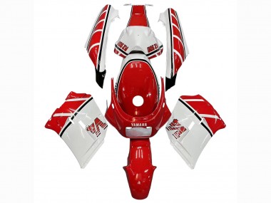 Carenado Moto Yamaha RZV500 / RD500 1985-1987 - Blanco Rojo Negro
