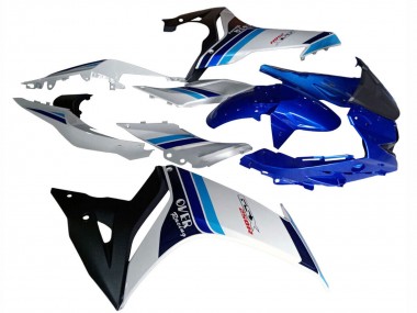 Carenado Moto Suzuki GSX250R 2017-2020 - Blanco Azul Negro Carrera