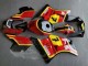 Carenado Moto Suzuki RG400 RG500 RG400/500 1984-1987 - Rojo Amarillo Negro 7