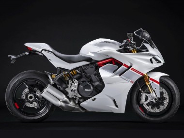 Carenado Moto Ducati 2021-2024 Ducati Supersport 950/950S 2021-2024 - Blanco Plata Rojo
