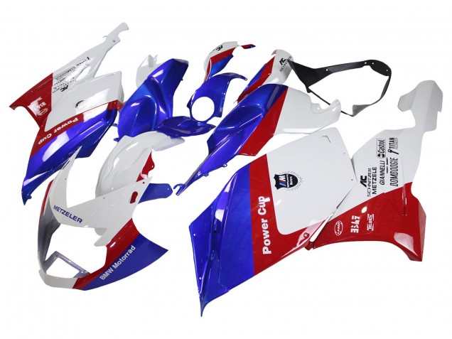 Carenado ABS BMW K1200S 2005-2010 - Blanco Rojo Azul