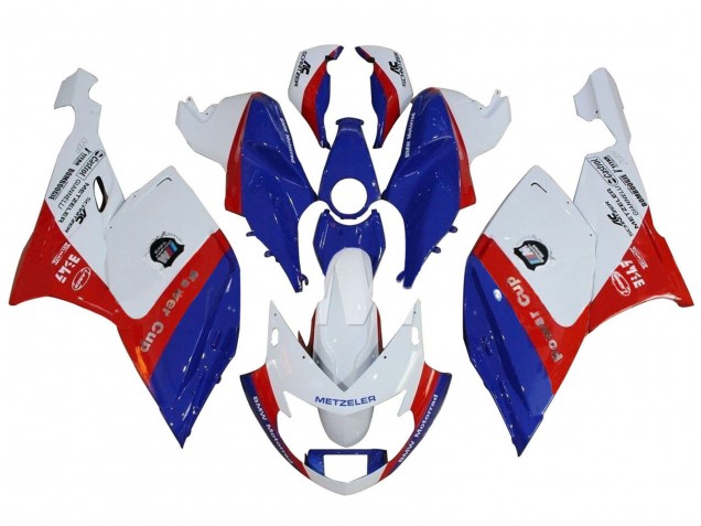 Carenado ABS BMW K1200S 2005-2010 - Blanco Rojo Azul
