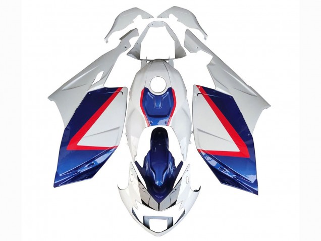 Carenado Moto BMW K1200S 2005-2010 - Blanco Rojo Azul