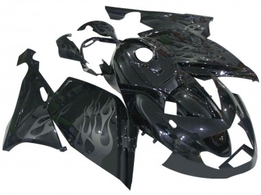 Carenado Moto BMW K1200S 2005-2010 - Negro Brillante Gris Llama