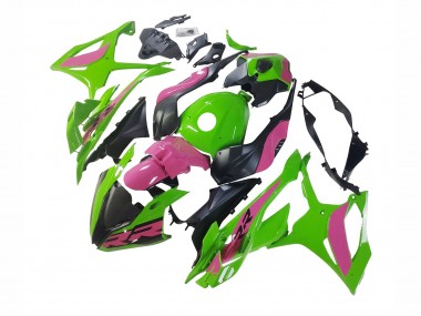 Carenado Moto BMW S1000RR 2023-2024 - Rosa Verde Negro