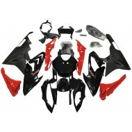 Carenado Moto ABS BMW S1000RR 2017-2018 - Rojo Negro Brillante Negro Mate