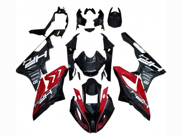 Carenados Moto BMW S1000RR 2017-2018 - Rojo Negro Brillante