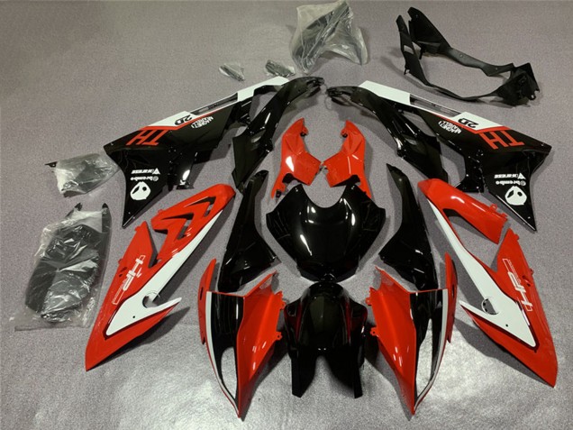 Carenados Moto BMW S1000RR 2017-2018 - Blanco Rojo Negro Brillante