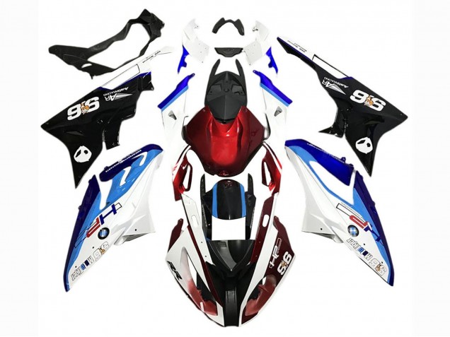 Carenados Moto BMW S1000RR 2017-2018 - Blanco Azul Rojo Negro