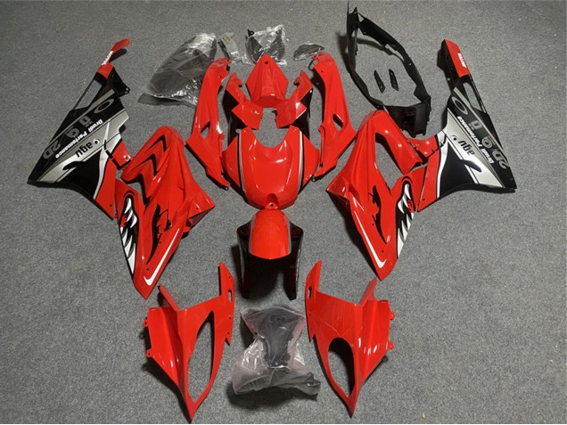 Carenado Moto BMW S1000RR 2017-2018 - Rojo Gris Negro Tiburón