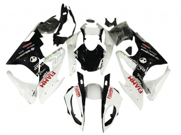 Carenado Moto BMW S1000RR 2017-2018 - Blanco Negro Fiamm
