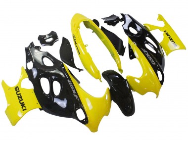 Carenado Moto Suzuki GSX600F/GSX750F 2004-2006 - Negro Brillante Amarillo