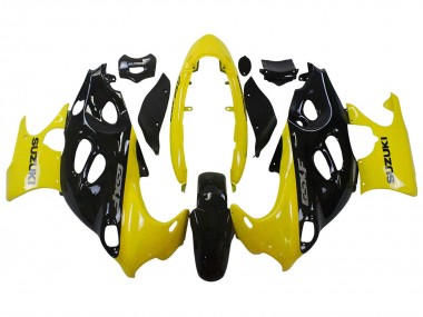 Carenado Moto Suzuki GSX600F/GSX750F 2004-2006 - Negro Brillante Amarillo