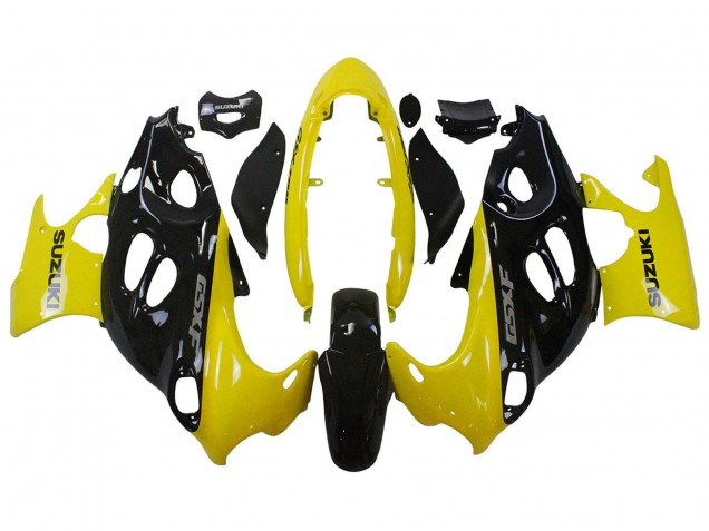 Carenado Moto Suzuki GSX600F/GSX750F 2004-2006 - Negro Brillante Amarillo
