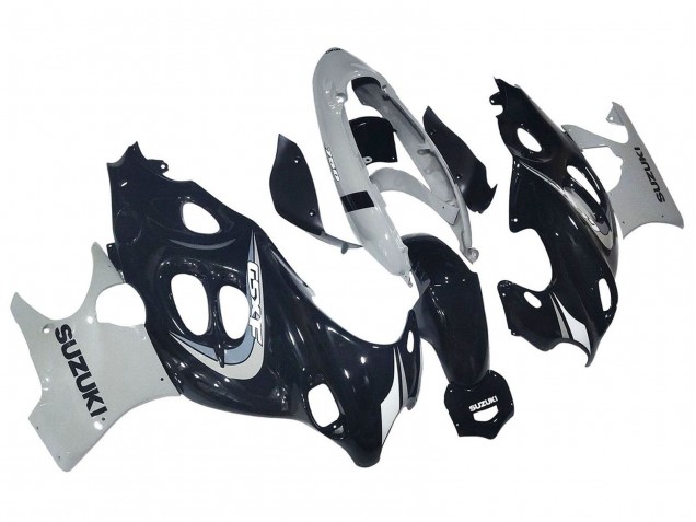 Carenados Moto Suzuki GSX600F/GSX750F 2004-2006 - Negro Brillante Gris