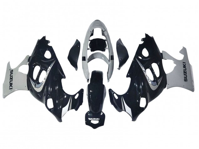 Carenados Moto Suzuki GSX600F/GSX750F 2004-2006 - Negro Brillante Gris