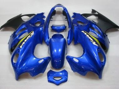 Carenado Moto Suzuki GSX600F/GSX750F 2004-2006 - Azul Amarillo Negro Mate Katana
