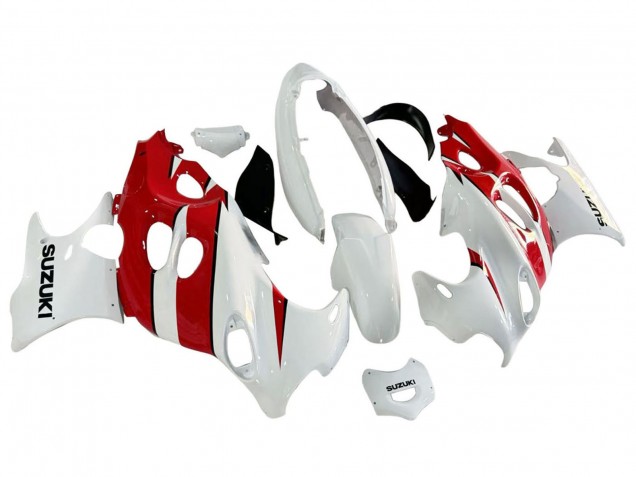 Carenado Moto Suzuki GSX600F/GSX750F 2004-2006 - Blanco Rojo