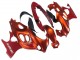 Carenado Moto Suzuki GSX600F/GSX750F 2004-2006 - Burnt Naranja Blanco Logo