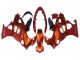 Carenado Moto Suzuki GSX600F/GSX750F 2004-2006 - Burnt Naranja Blanco Logo