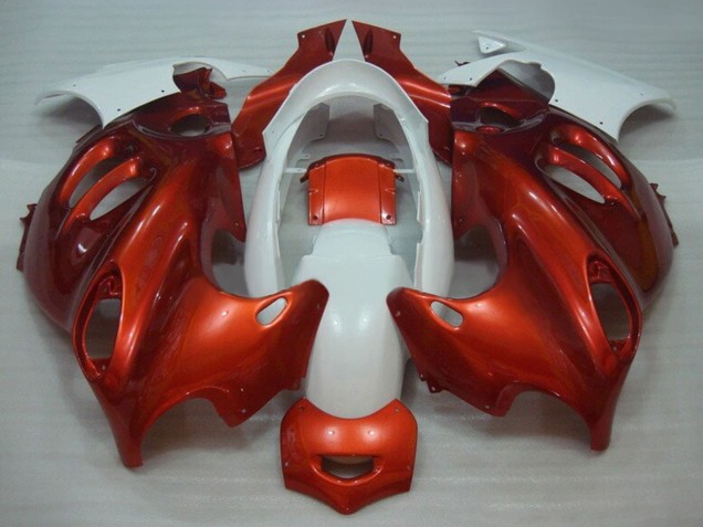 Carenado Moto Suzuki GSX600F/GSX750F 2004-2006 - Burnt Naranja Blanco