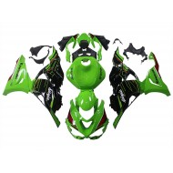 Carenado Moto Kawasaki ZX6R 2023-2025 - Verde Negro
