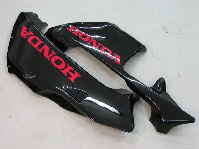 Carenado Moto Honda CBR600RR 2003-2004 - Negro Brillante Rojo Calcomanías