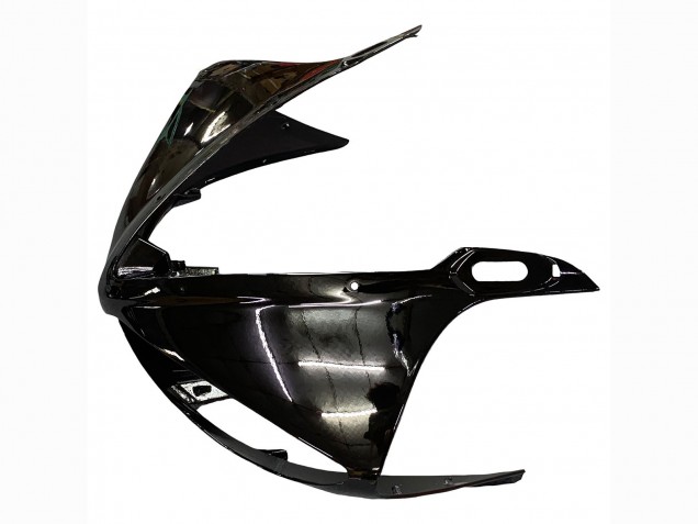 Carenado Moto Yamaha YZF R6S 2006-2009 - Negro Brillante Blanco Calcomanías