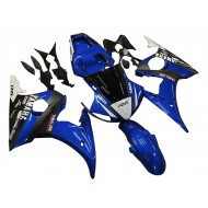 Carenado Moto Yamaha YZF R6S 2006-2009 - Azul Blanco Negro Brillante Yamalube