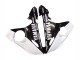 Carenado Moto Yamaha YZF R6S 2006-2009 - Blanco Negro Brillante