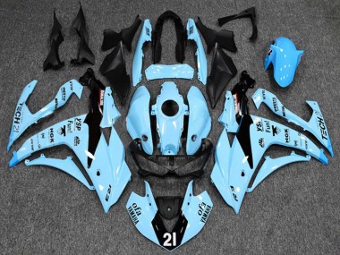 Carenado Moto Yamaha YZF R3/R25 2015-2018 - Azul Claro Negro Yamalube 21