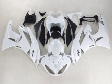 Carenado Moto Kawasaki ZX6R 2009-2012 - Blanco Negro Ninja