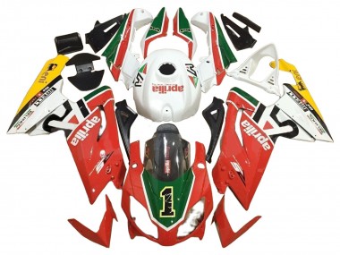 Carenado Moto Aprilia RS125 2006-2011 - Blanco Rojo Verde