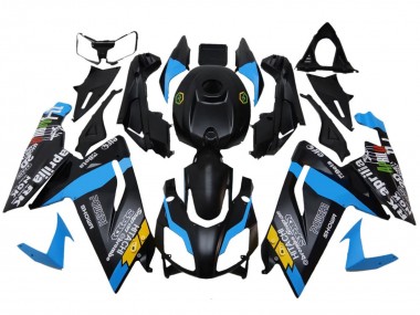 Carenado Moto Aprilia RS125 2006-2011 - Negro Azul Amarillo