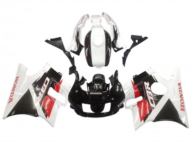 Carenado Moto Honda CBR600 F2 1991-1994 - Blanco Rojo Negro Brillante