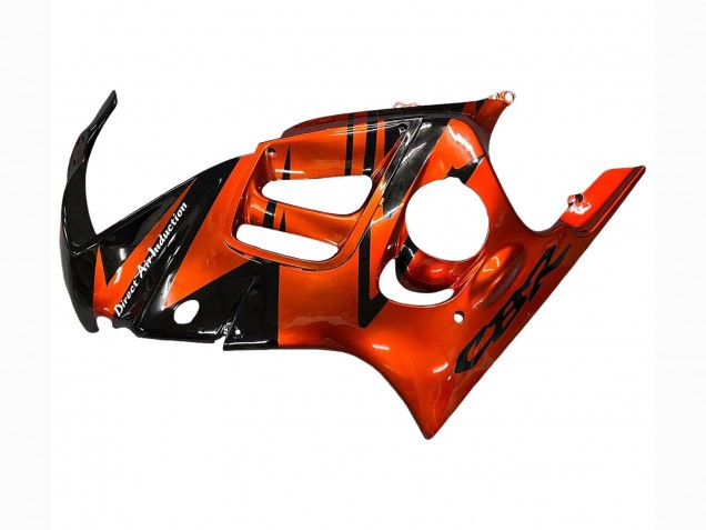 Carenado Moto Honda CBR600 F3 1995-1996 - Naranja Negro Brillante